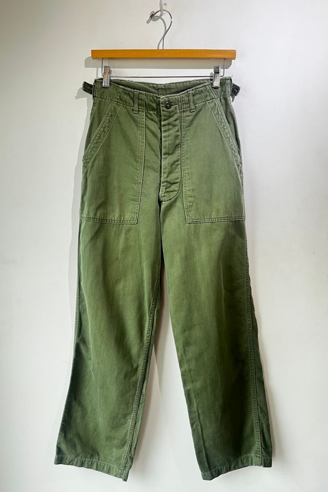 Vintage Green Army Pants  Selected by The Curatorial Dept.