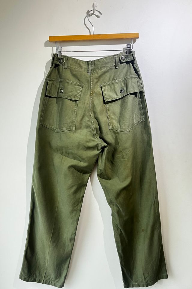 Vintage Green Army Pants Selected by The Curatorial Dept. #1