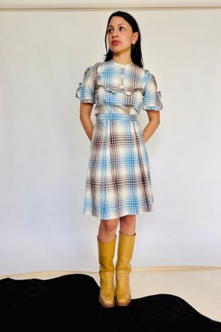Vintage 1940's Day Dress Selected by Atlantic Vintage