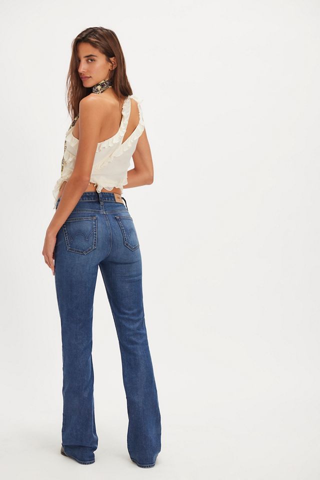 EDWIN Lark Coated Bootcut Jeans #1