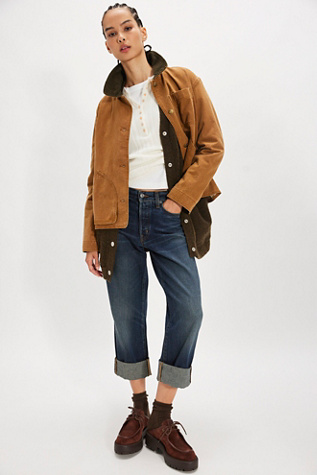 EDWIN Sawyer Coated Boyfriend Jeans