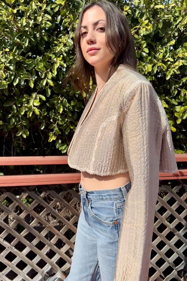 1990s Geoffrey Beene Lace Trim Bolero Jacket Selected by Personal Choice #2