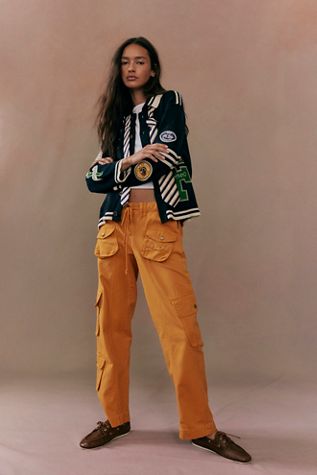 Varsity Patch Collared Cardigan