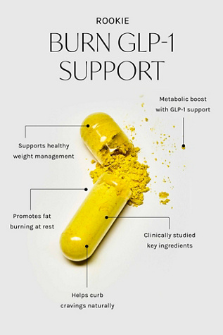 Rookie Wellness Burn Metabolic Boost & GLP-1 Support