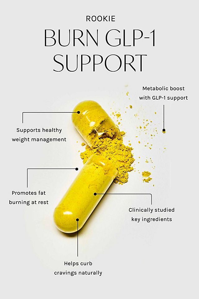 zip burn glp 1 Rookie Wellness Burn Metabolic Boost & GLP-1 Support