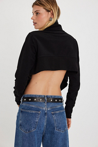 Женские толстовки Nicholas K Shelton Cropped Sweatshirt, цвет: Чёрный — фото 2