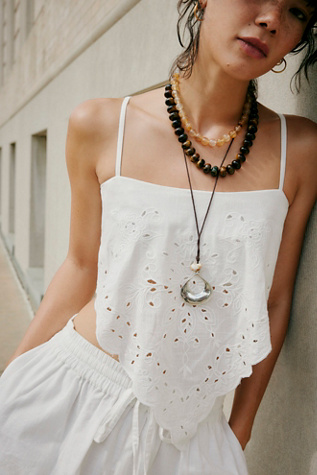 Right On Time Layer Necklace by Free People in White