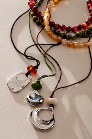 Right On Time Layer Necklace by Free People in Brown