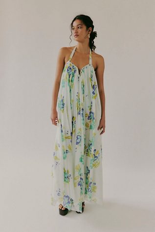 Flora Fabuloso Maxi Dress at Free People in Ivory Combo, Size: Small