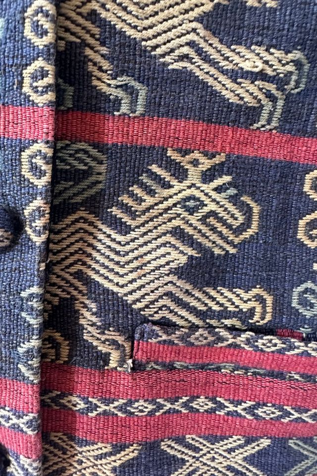 Vintage Handwoven Textile Vest Selected by KA.TL.AK #3