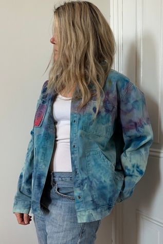 Bespoke Over Dyed Denim Chore Coat Selected by KA.TL.AK