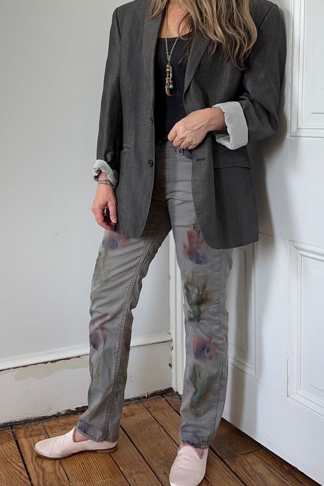 Bespoke Over Dyed Gray Levi 511 Commuter Jeans Selected by KA.TL.AK #1