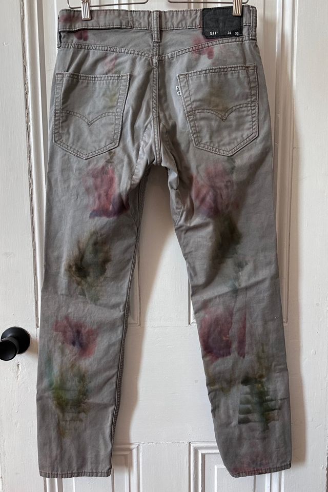 Bespoke Over Dyed Gray Levi 511 Commuter Jeans Selected by KA.TL.AK #3