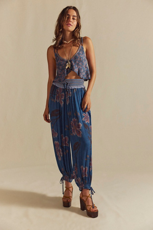 Top Stitch And Tropics Set by Free People in Blue, Size: S