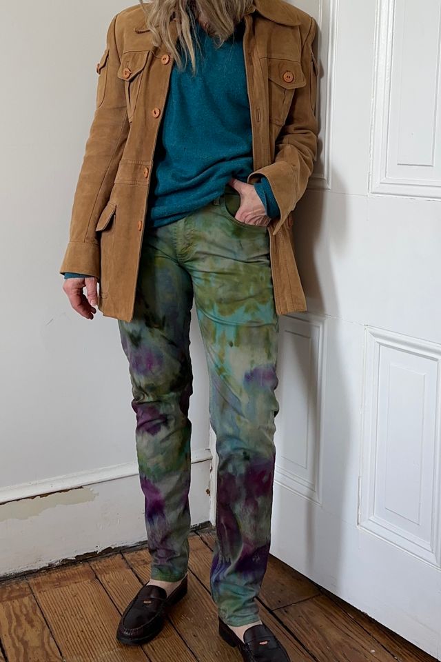 Bespoke Over Dyed Moss Levi 512 Selected by KA.TL.AK #1