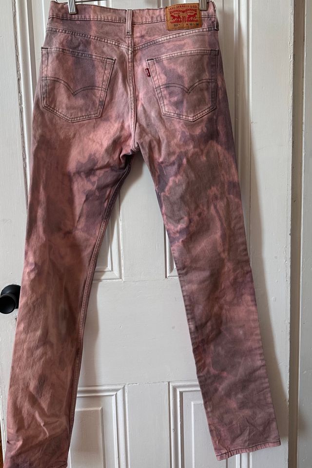 Bespoke Over Dyed Pinkish Levi 511 Jeans Selected by KA.TL.AK #3