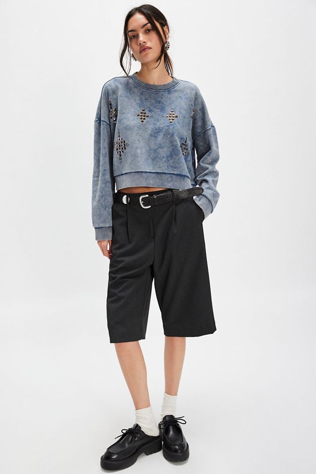 OneTeaspoon Cropped Star Studded Sweater #2