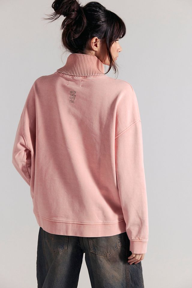 OneTeaspoon Fleece Roll-Neck Sweatshirt #1