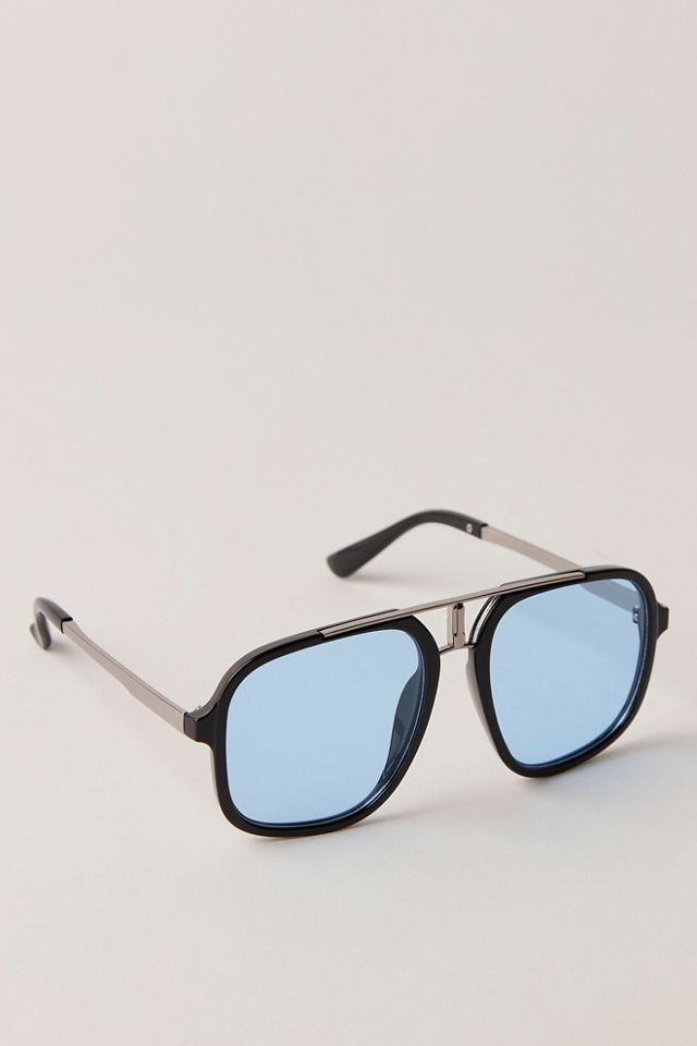 Janis Detail Aviator Sunglasses #1