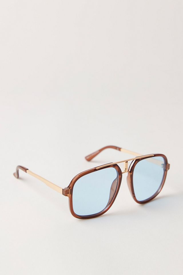 Janis Detail Aviator Sunglasses #1