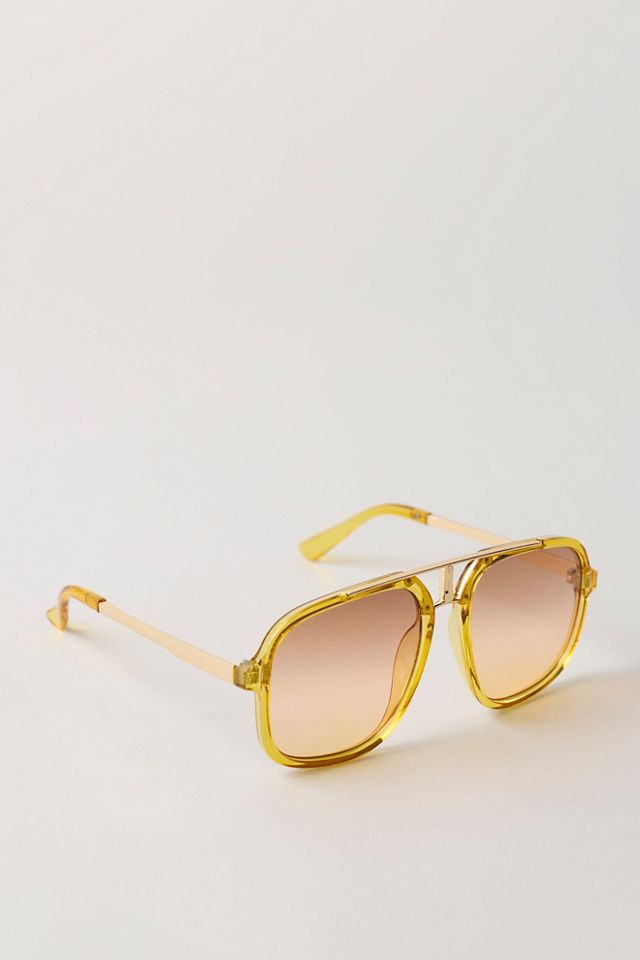 Janis Detail Aviator Sunglasses #2