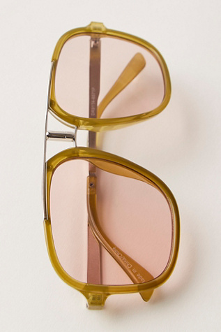Lunettes de soleil aviateur détail Janis