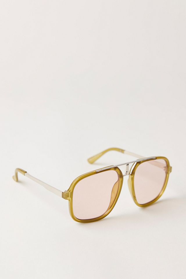 Lunettes de soleil aviateur détail Janis #1