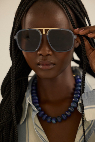 Janis Detail Aviator Sunglasses