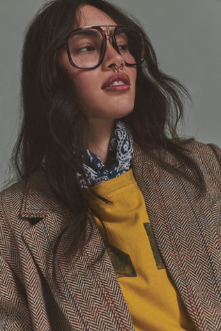 Janis Detail Aviator Sunglasses