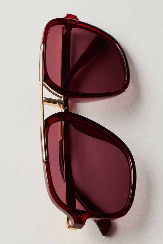 Janis Detail Aviator Sunglasses #1