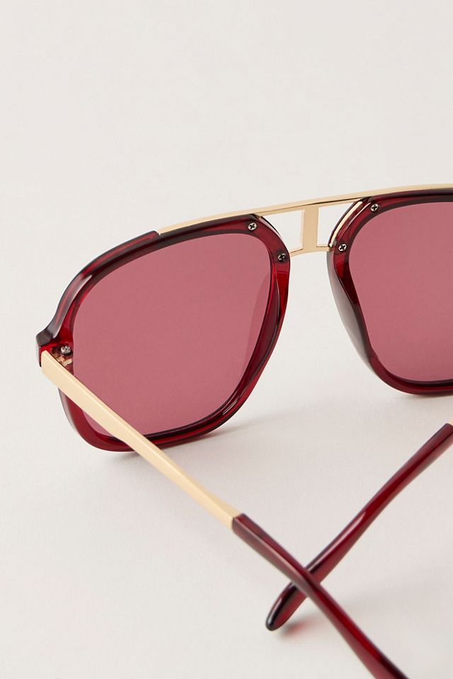 Janis Detail Aviator Sunglasses #3
