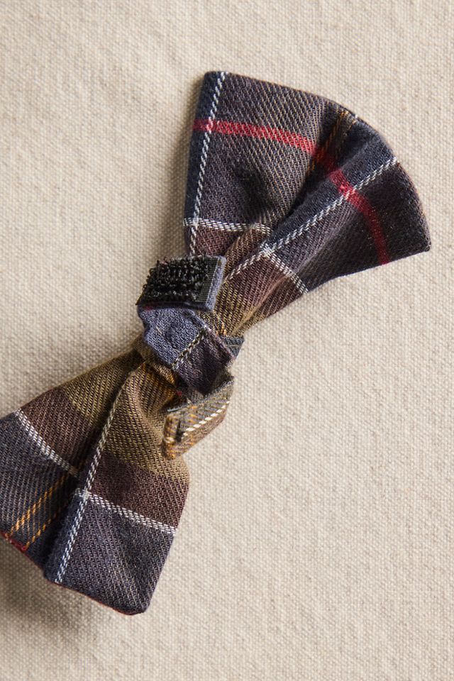 Nœud papillon pour chien en tartan Barbour #1