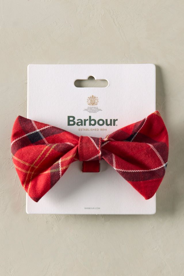 Nœud papillon pour chien en tartan Barbour #2