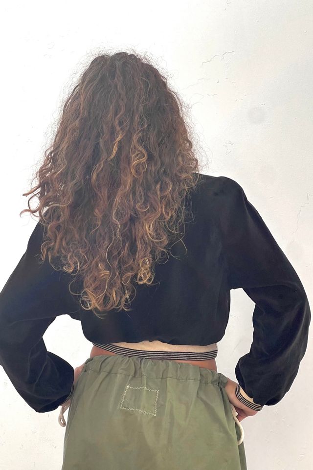 Vintage Habitat B. Altman Velvet Bomber Jacket Selected by Anna Corinna #2