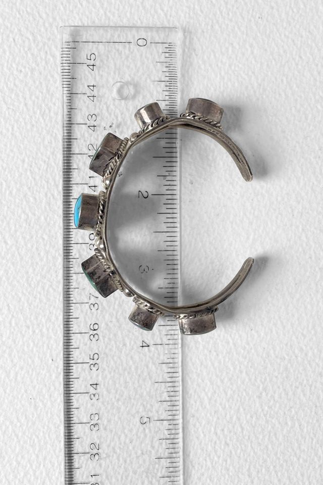 Vintage Multi-Stone Taxco Southwest Sterling Silver Cuff Bracelet Selected by MARMALADE #2