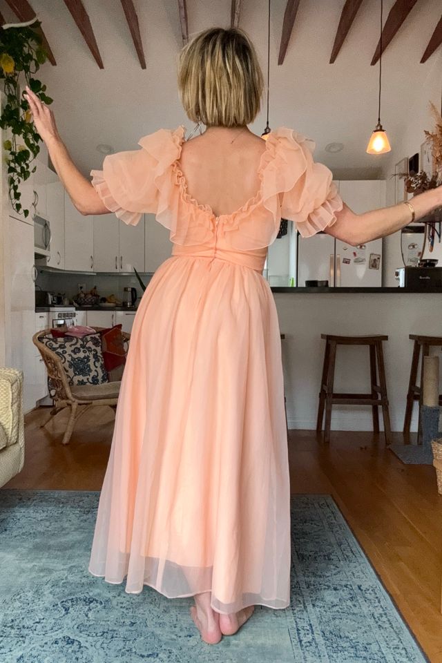 Vintage Handmade Puff Sleeve Dress Selected by Kikos Kloset #3