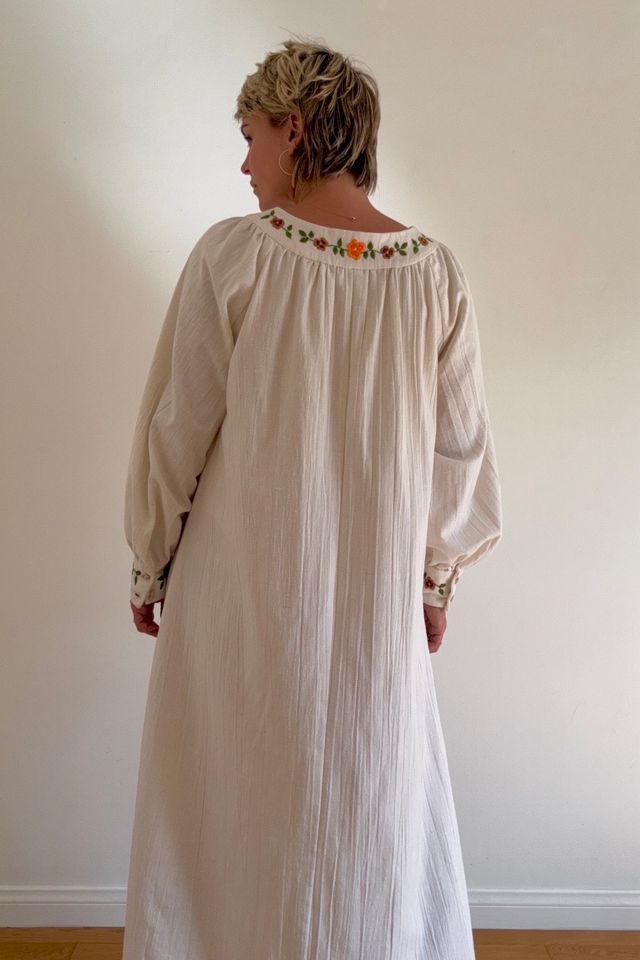 Vintage 1970s Embroidered Dress Selected by Kikos Kloset #3