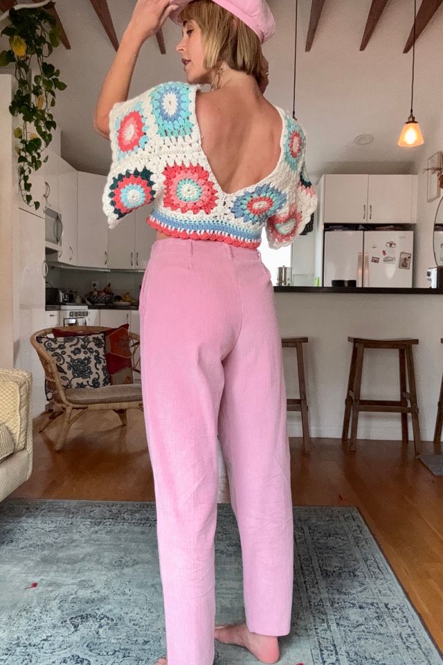 Vintage Corduroy Cropped Trouser Selected by Kikos Kloset #2