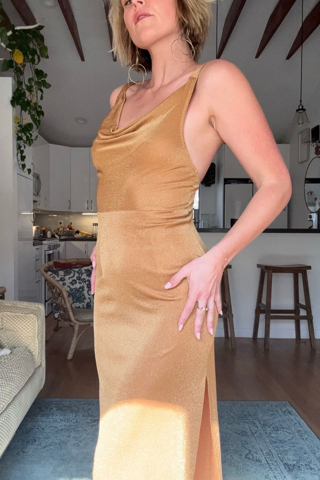 Vintage 1990s Cowlneck Dress Selected by Kikos Kloset #2