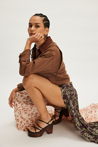 Oasis Printed Maxi Skort