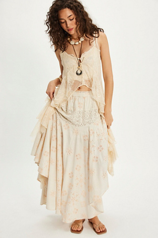 Doily Maxi Skirt