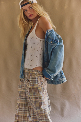 We The Free Lula Denim Jacket at Free People in Blue, Size: S