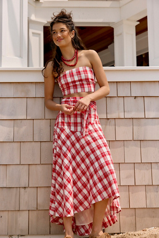 Ensemble After You par Free People en Red Plaid, pour femme