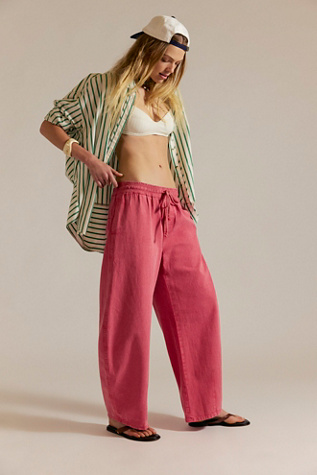 Lex Barrel Pants at Free People in Pink, Size: XS