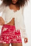Retro Printed Mini Short