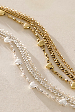 Lennon Anklet by Free People in Silver