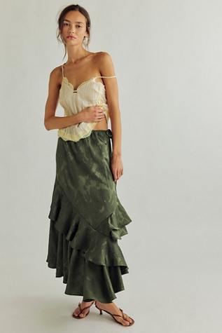 Autumn Promenade Maxi Skirt