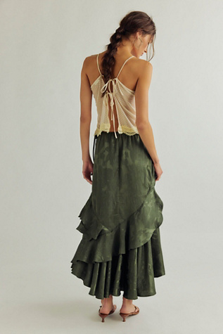 Autumn Promenade Maxi Skirt