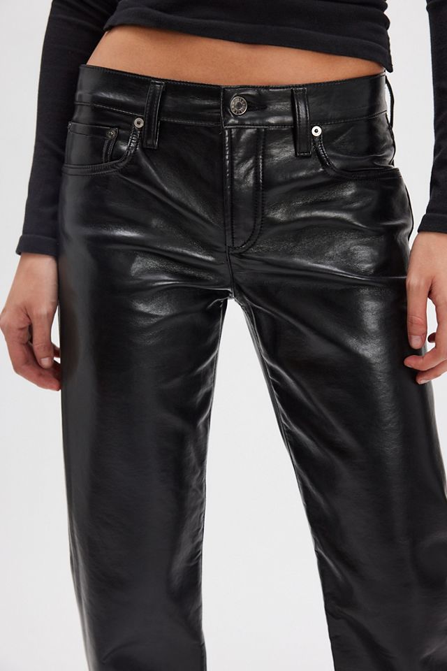 AGOLDE Twist Leather Pants #2