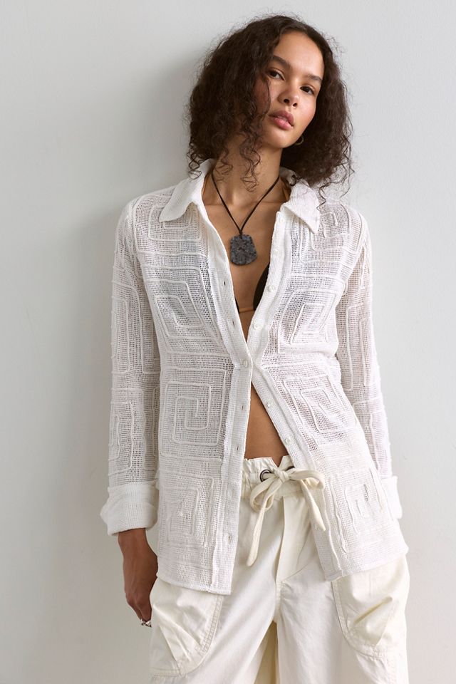 We The Free Geo Soutache Shirt #1